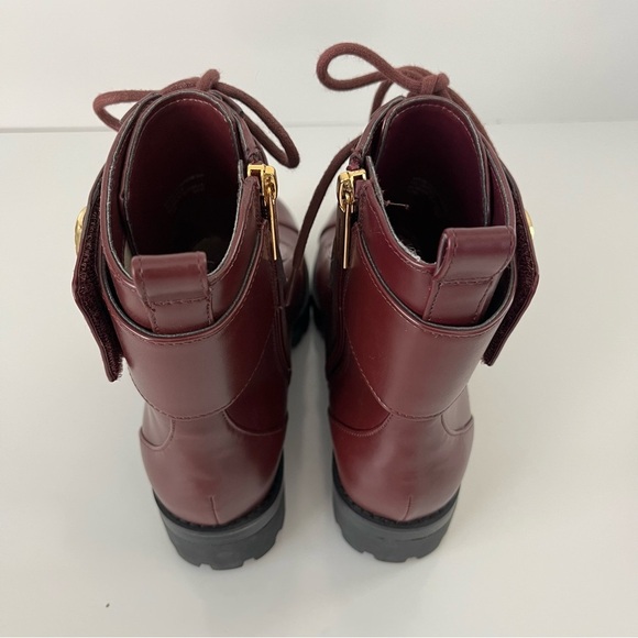 Michael Kors Burgundy Ankle Boots - Picture 8 of 12